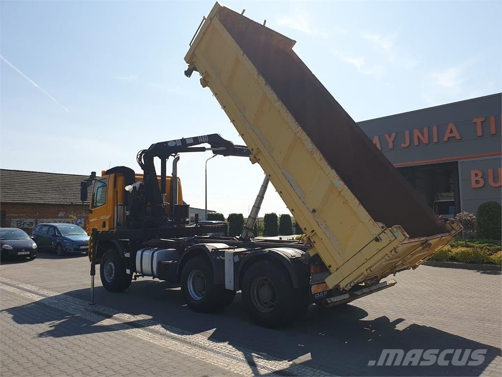 DAF CF GINAF X3335 S 6x6 DUMP TRUCK+HDS ATLAS 1460 HYD Camion benne