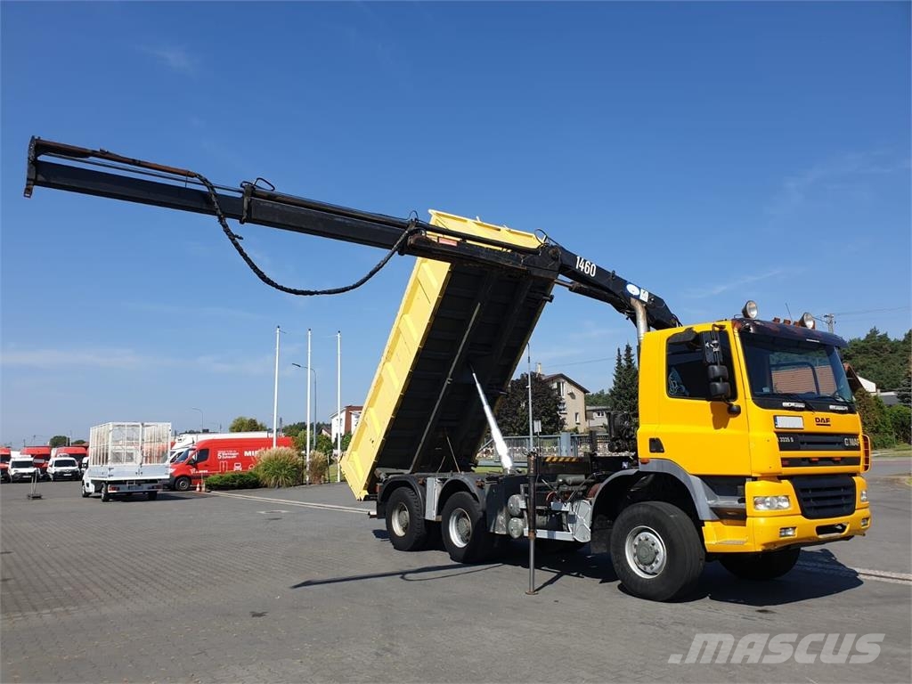 DAF CF GINAF X3335 S 6x6 DUMP TRUCK+HDS ATLAS 1460 HYD Camion benne
