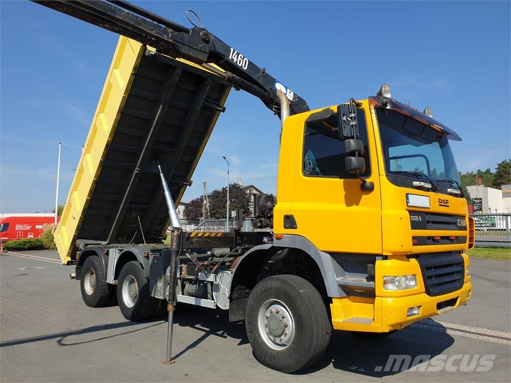 DAF CF GINAF X3335 S 6x6 DUMP TRUCK+HDS ATLAS 1460 HYD Camion benne