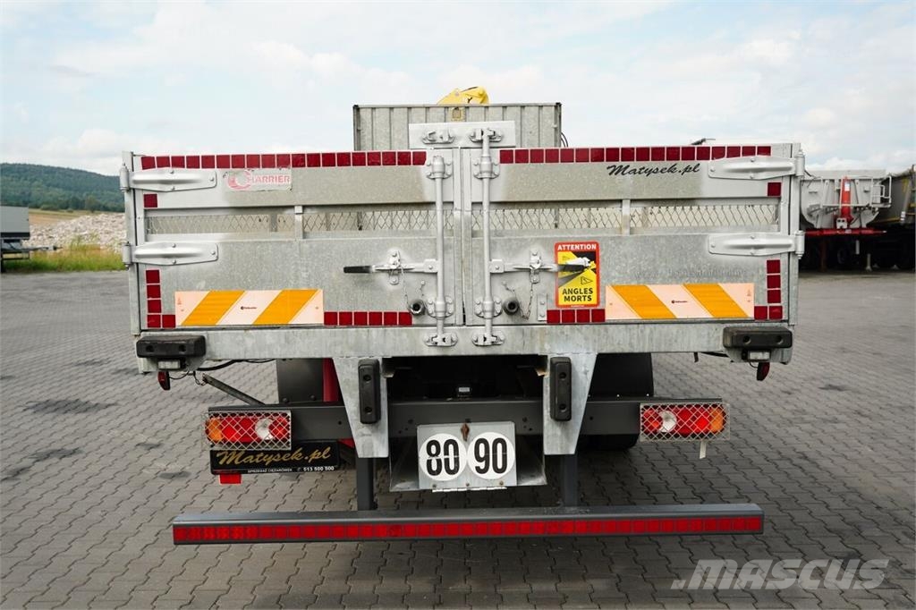 DAF LF 250 / 4X2 / SKRZYNIOWY - 7.3 + HDS HYVA HB 150X Camiones plataforma