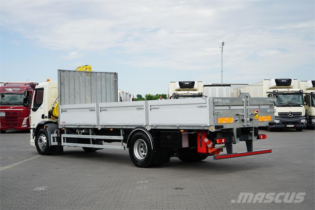 DAF / LF / 250 / SKRZYNIOWY + HDS / HYVA HB-150 / PILO Camiones de cama baja