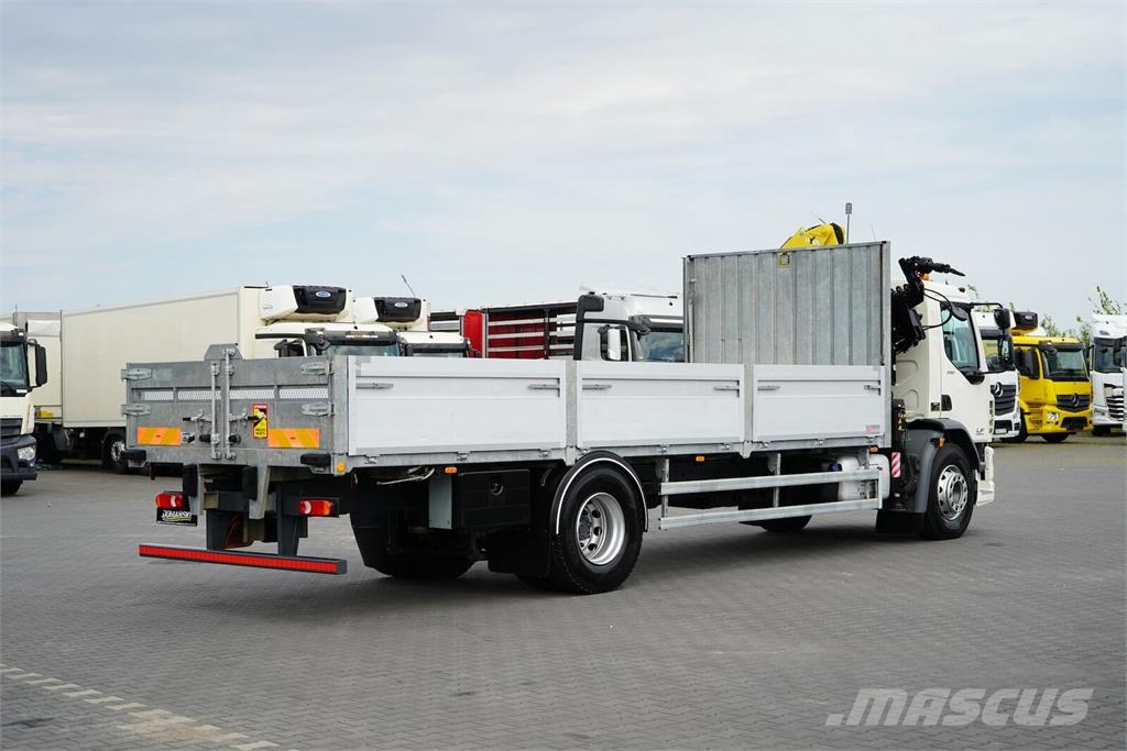 DAF / LF / 250 / SKRZYNIOWY + HDS / HYVA HB-150 / PILO Camiones de cama baja