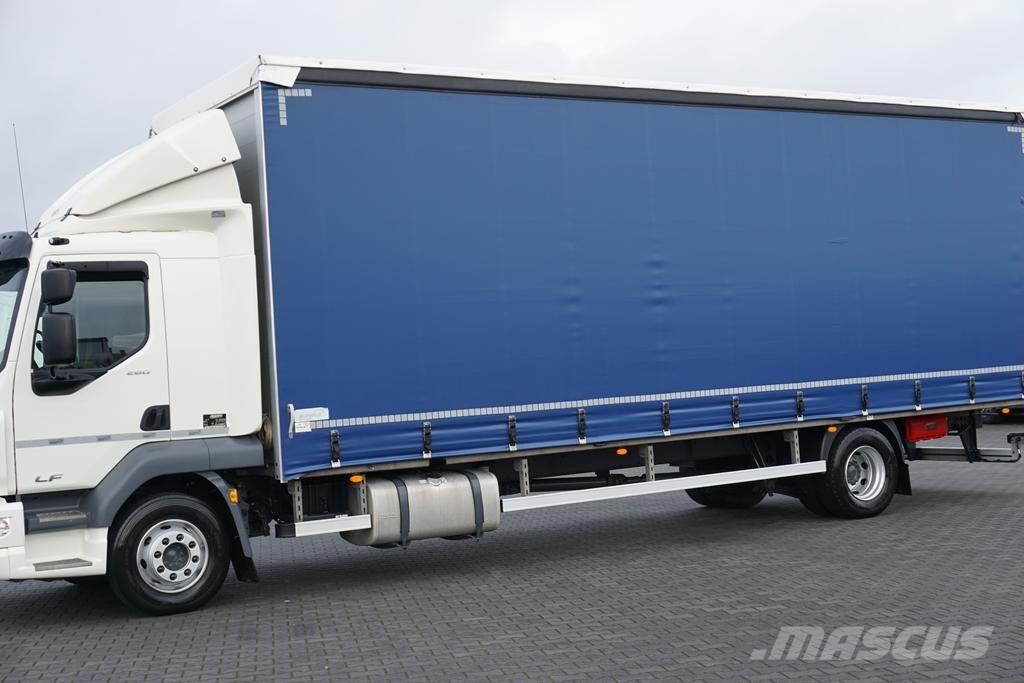 DAF LF / 260 / ACC / E 6 / FIRANKA / 21 PALETY / DŁ. 8 Φορτηγά Καρότσα - Κουρτίνα