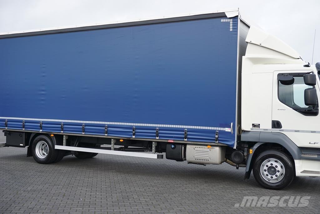 DAF LF / 260 / ACC / E 6 / FIRANKA / 21 PALETY / DŁ. 8 Φορτηγά Καρότσα - Κουρτίνα