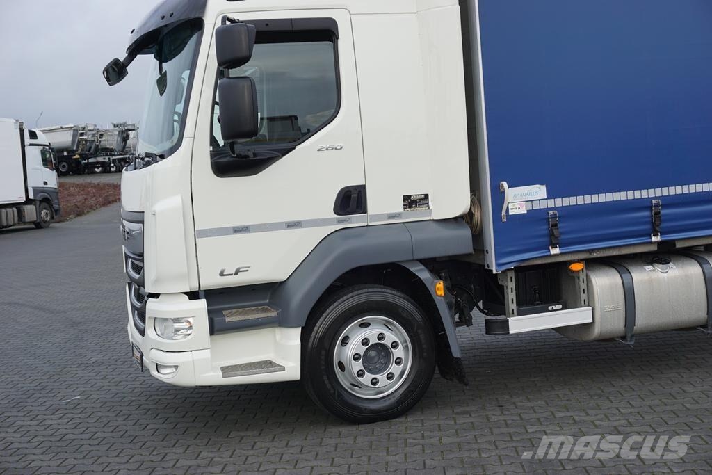 DAF LF / 260 / ACC / E 6 / FIRANKA / 21 PALETY / DŁ. 8 Φορτηγά Καρότσα - Κουρτίνα