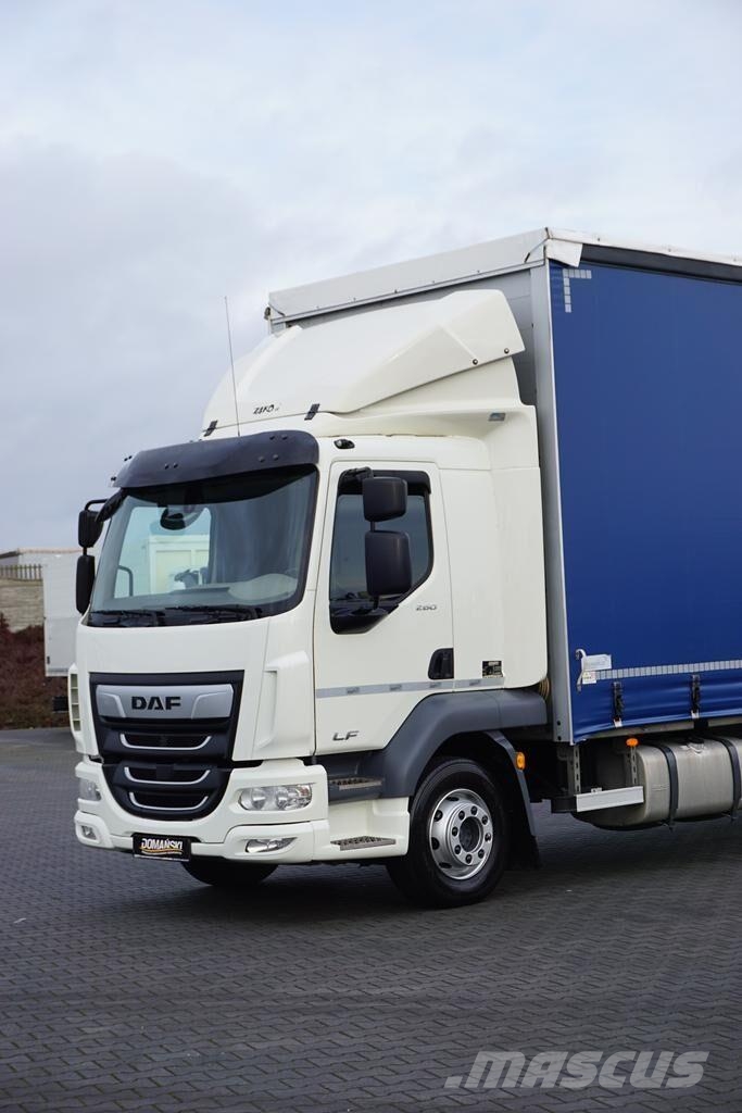 DAF LF / 260 / ACC / E 6 / FIRANKA / 21 PALETY / DŁ. 8 Φορτηγά Καρότσα - Κουρτίνα
