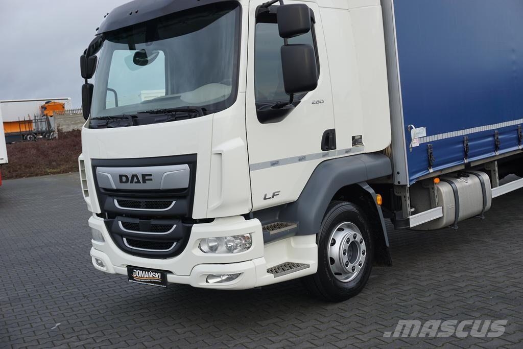 DAF LF / 260 / ACC / E 6 / FIRANKA / 21 PALETY / DŁ. 8 Φορτηγά Καρότσα - Κουρτίνα