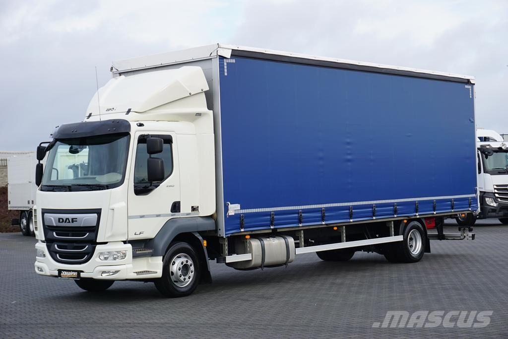 DAF LF / 260 / ACC / E 6 / FIRANKA / 21 PALETY / DŁ. 8 Φορτηγά Καρότσα - Κουρτίνα