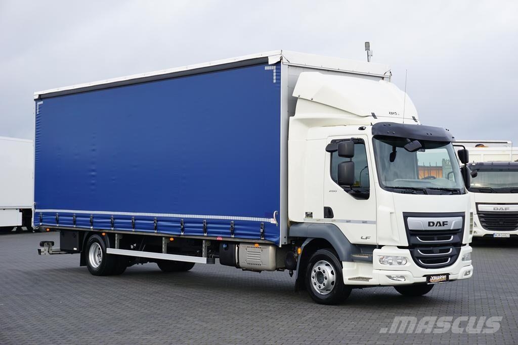 DAF LF / 260 / ACC / E 6 / FIRANKA / 21 PALETY / DŁ. 8 Φορτηγά Καρότσα - Κουρτίνα