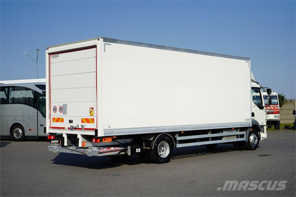 DAF LF / 260 / ACC / EURO 6 / KONTENER + WINDA / 18 PA Camion Fourgon
