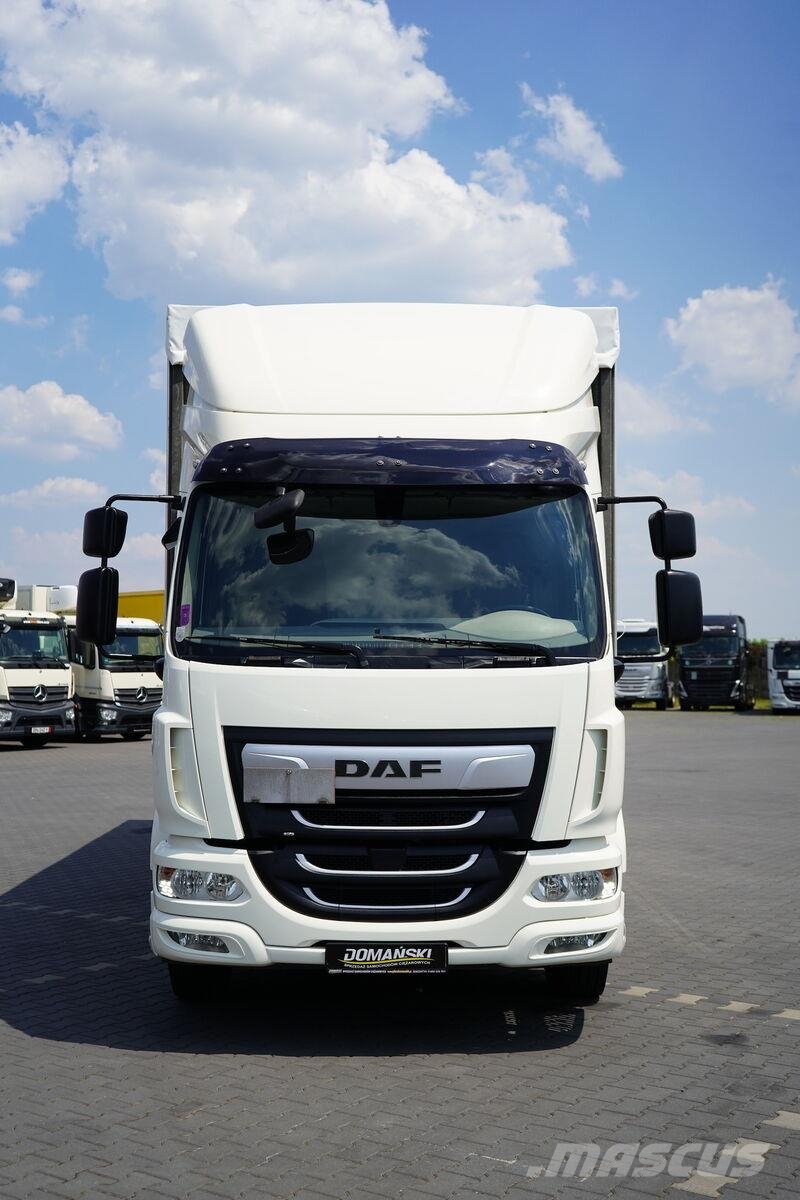 DAF LF / 260 / E 6 / ACC / BURTOFIRANKA + WINDA / ŁAD. Camión con caja abierta