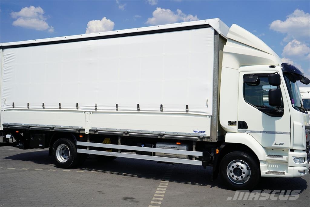 DAF LF / 260 / E 6 / ACC / BURTOFIRANKA + WINDA / ŁAD. Camión con caja abierta