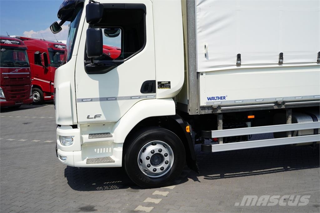 DAF LF / 260 / E 6 / ACC / BURTOFIRANKA + WINDA / ŁAD. Camión con caja abierta