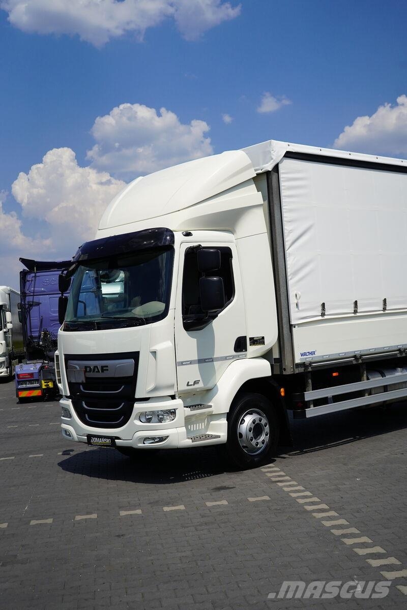 DAF LF / 260 / E 6 / ACC / BURTOFIRANKA + WINDA / ŁAD. Camión con caja abierta