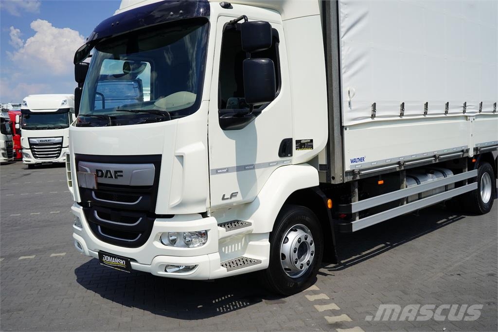 DAF LF / 260 / E 6 / ACC / BURTOFIRANKA + WINDA / ŁAD. Camión con caja abierta