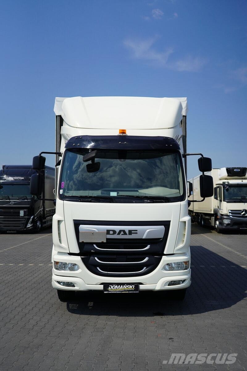 DAF LF / 260 / E 6 / ACC / BURTOFIRANKA + WINDA / ŁAD. Camión con caja abierta