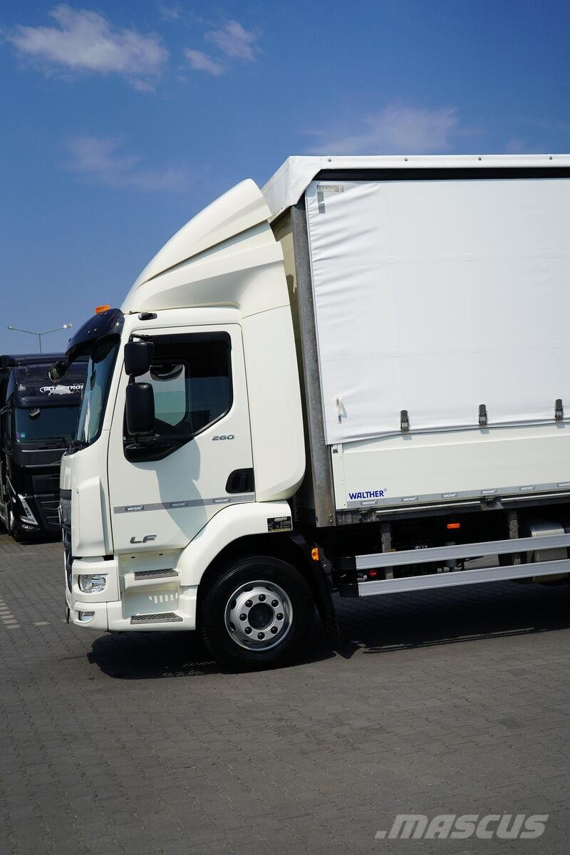 DAF LF / 260 / E 6 / ACC / BURTOFIRANKA + WINDA / ŁAD. Camión con caja abierta