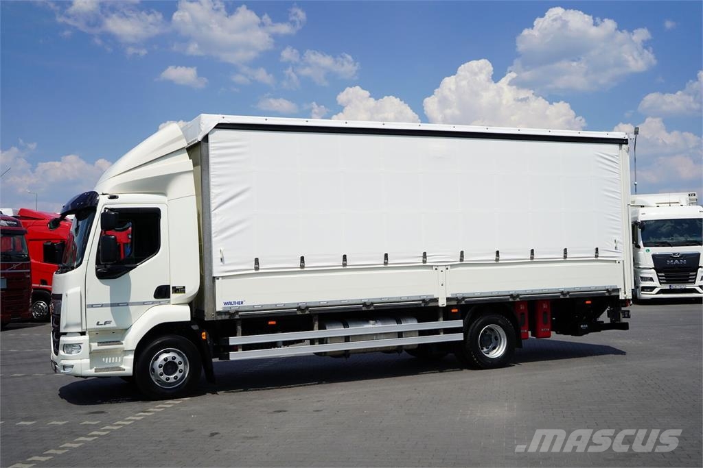 DAF LF / 260 / E 6 / ACC / BURTOFIRANKA + WINDA / ŁAD. Camión con caja abierta