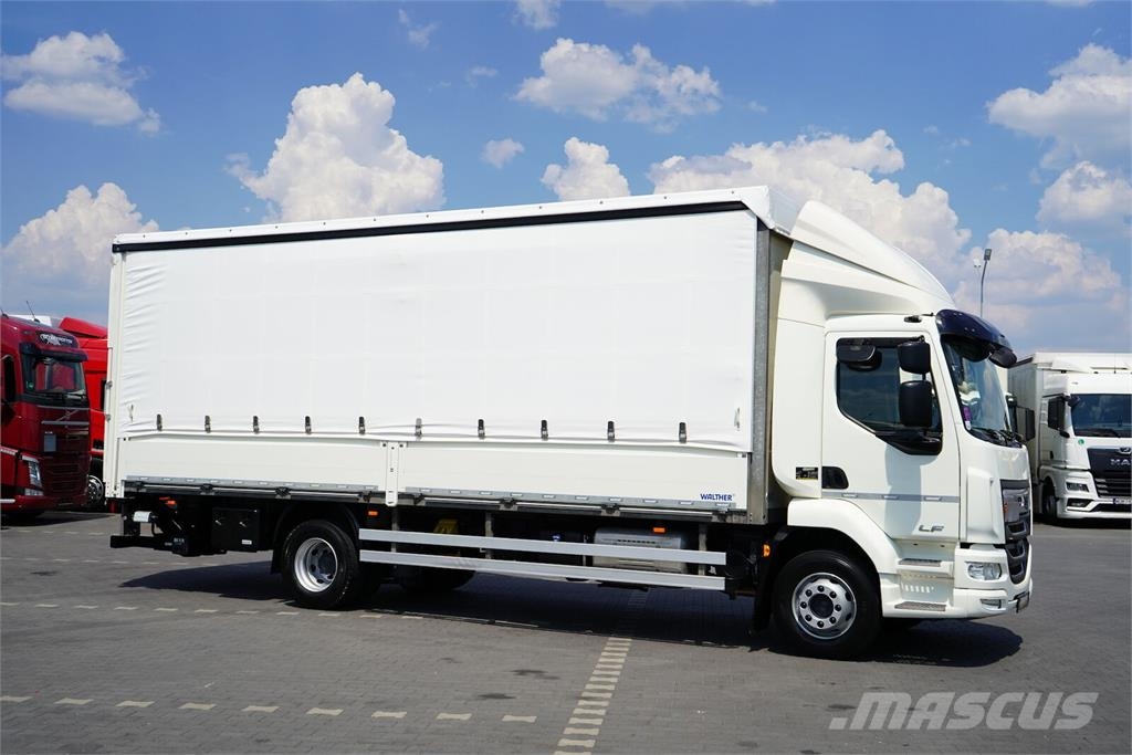 DAF LF / 260 / E 6 / ACC / BURTOFIRANKA + WINDA / ŁAD. Camión con caja abierta