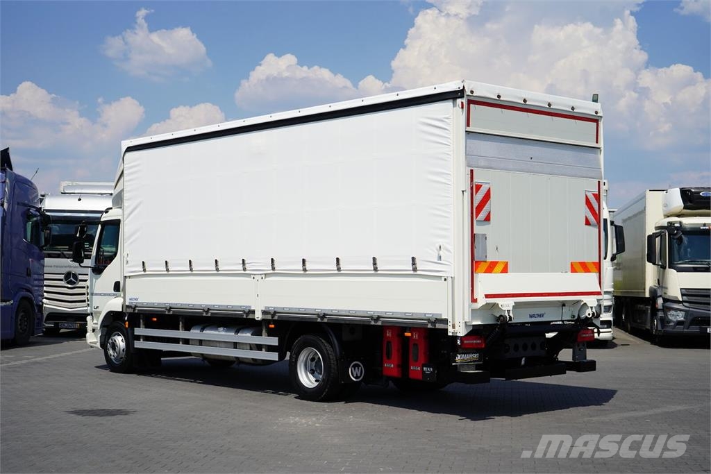DAF LF / 260 / E 6 / ACC / BURTOFIRANKA + WINDA / ŁAD. Camión con caja abierta