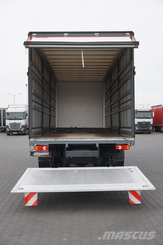 DAF / LF / 290 / E 6 / FIRANKA + WINDA / ŁAD. 9 970 KG Lastbil - Gardin