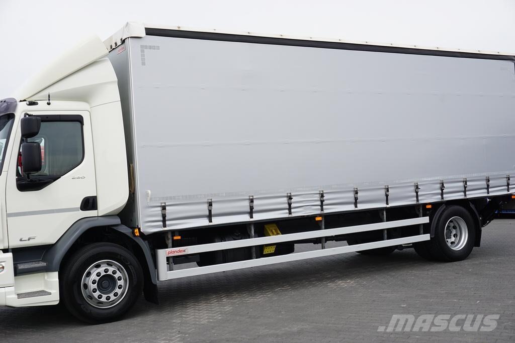 DAF / LF / 290 / E 6 / FIRANKA + WINDA / ŁAD. 9 970 KG Lastbil - Gardin
