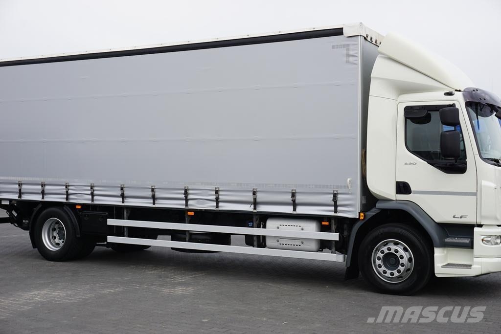 DAF / LF / 290 / E 6 / FIRANKA + WINDA / ŁAD. 9 970 KG Lastbil - Gardin