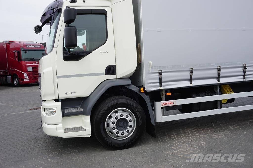 DAF / LF / 290 / E 6 / FIRANKA + WINDA / ŁAD. 9 970 KG Lastbil - Gardin