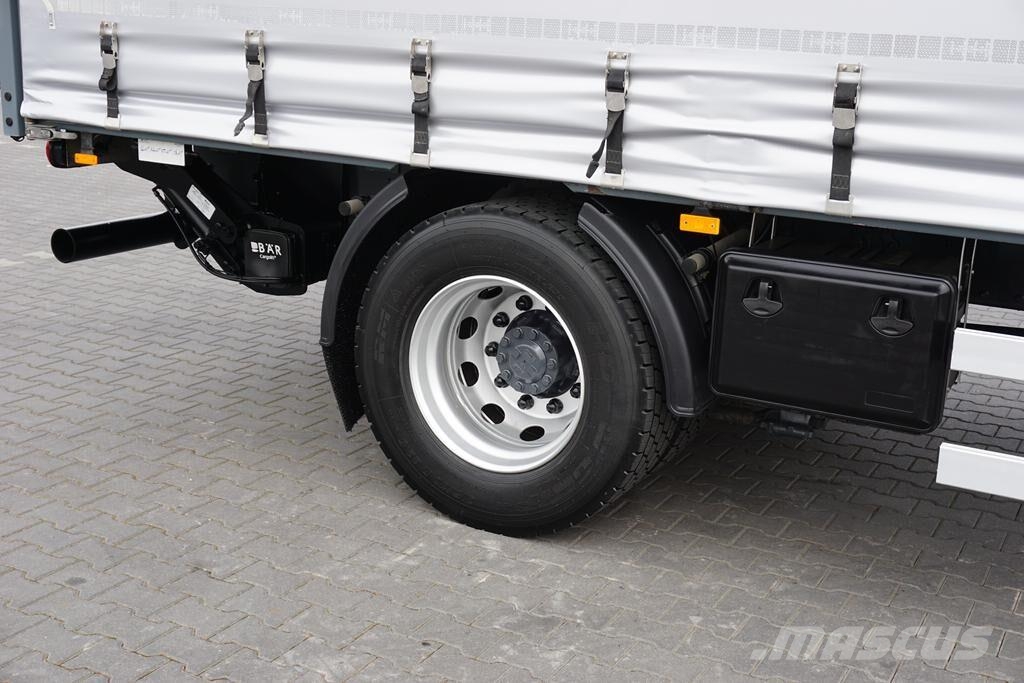 DAF / LF / 290 / E 6 / FIRANKA + WINDA / ŁAD. 9 970 KG Lastbil - Gardin