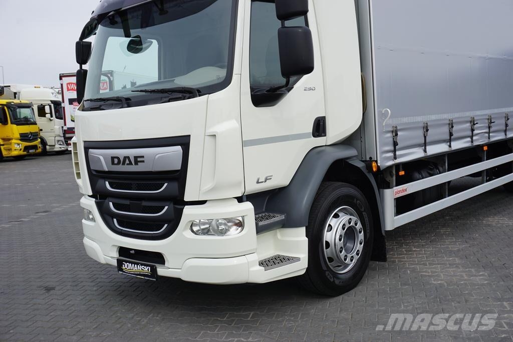 DAF / LF / 290 / E 6 / FIRANKA + WINDA / ŁAD. 9 970 KG Lastbil - Gardin