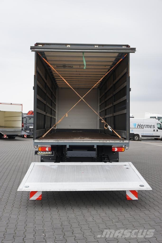 DAF / LF / 290 / E 6 / FIRANKA + WINDA / ŁAD. 9 970 KG Priekabos su tentu