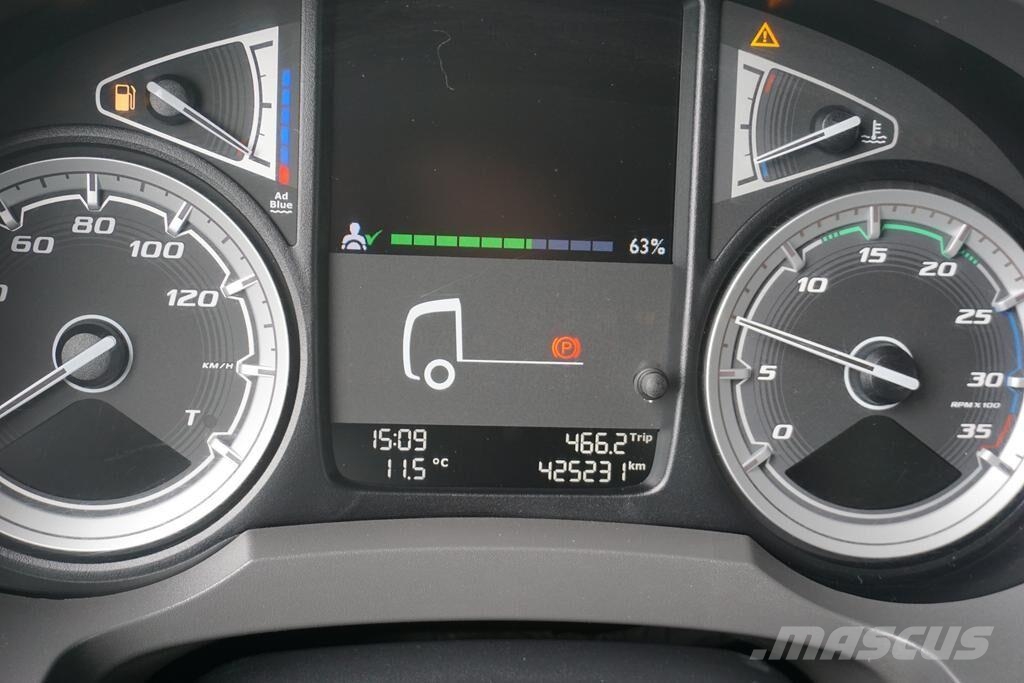 DAF / LF / 290 / E 6 / FIRANKA + WINDA / ŁAD. 9 970 KG Priekabos su tentu
