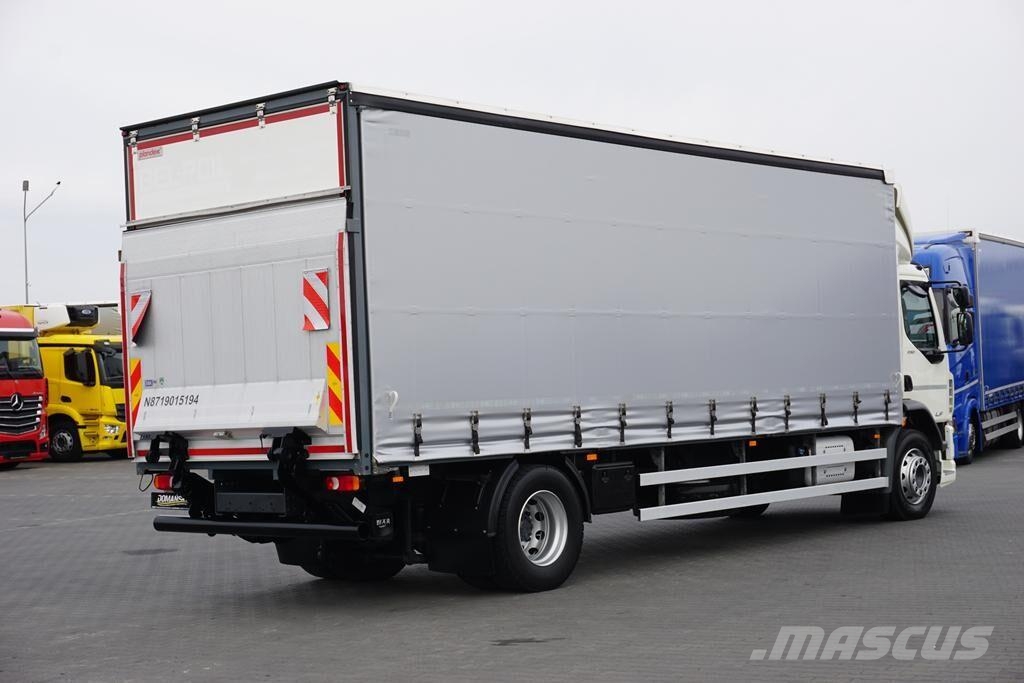 DAF / LF / 290 / E 6 / FIRANKA + WINDA / ŁAD. 9 970 KG Lastbil - Gardin