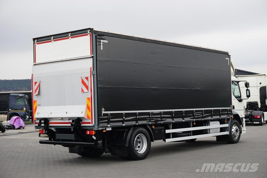 DAF / LF / 290 / E 6 / FIRANKA + WINDA / ŁAD. 9 970 KG Priekabos su tentu