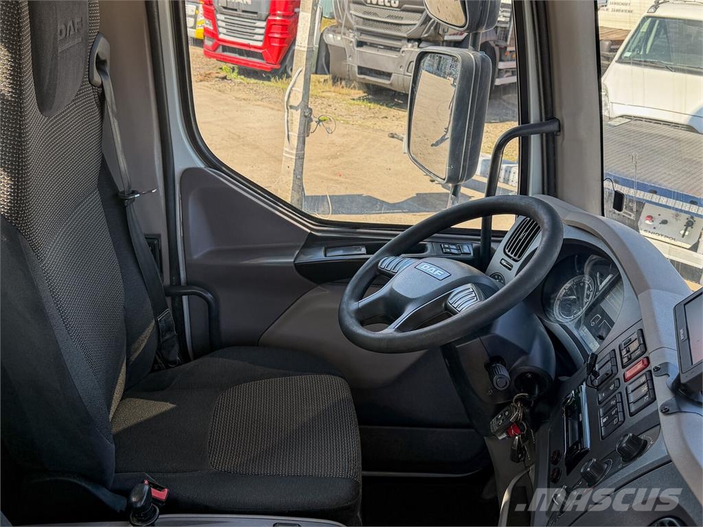 DAF LF 310 * Kipper 4,60 m + KRAN / Bordmatic! Platós / Ponyvás teherautók