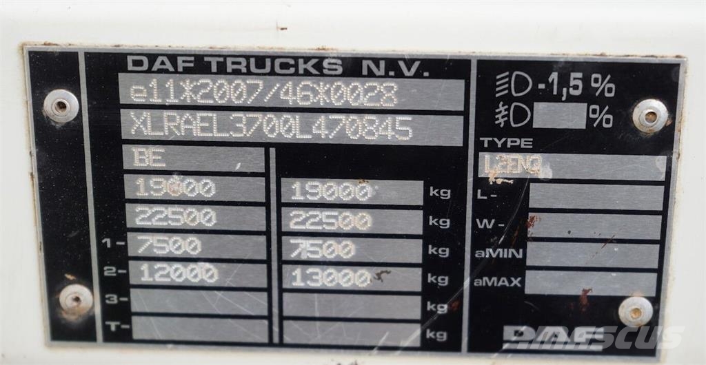 DAF LF / 320 / E 6 / ACC / WYWROTKA / MANUAL / ŁAD. 97 Самосвал