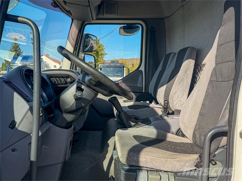 DAF LF 45.220 ABROLLKIPPER + PALFINGER PK 7001 FUNK شاحنات الرافعات الخطافية
