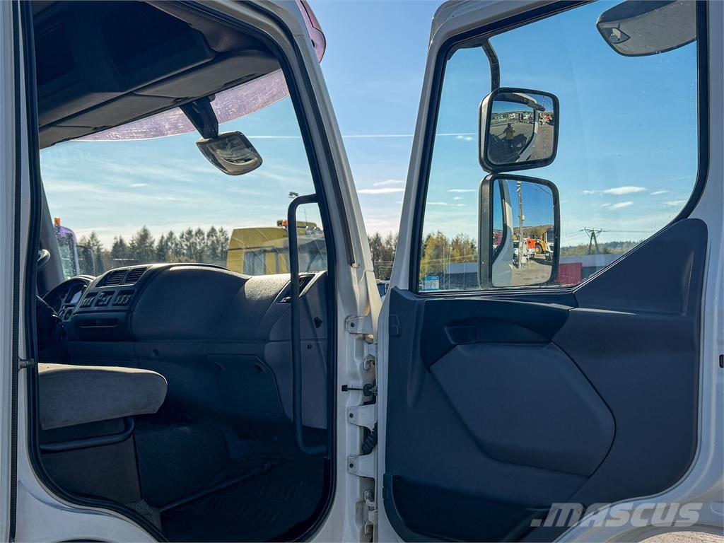DAF LF 45.220 ABROLLKIPPER + PALFINGER PK 7001 FUNK شاحنات الرافعات الخطافية