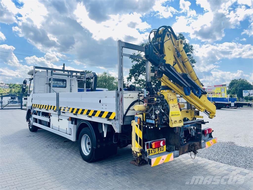 DAF LF 55.180 / skrzyniowy z żurawiem ATLAS AK 60.1 A2 Camiones plataforma