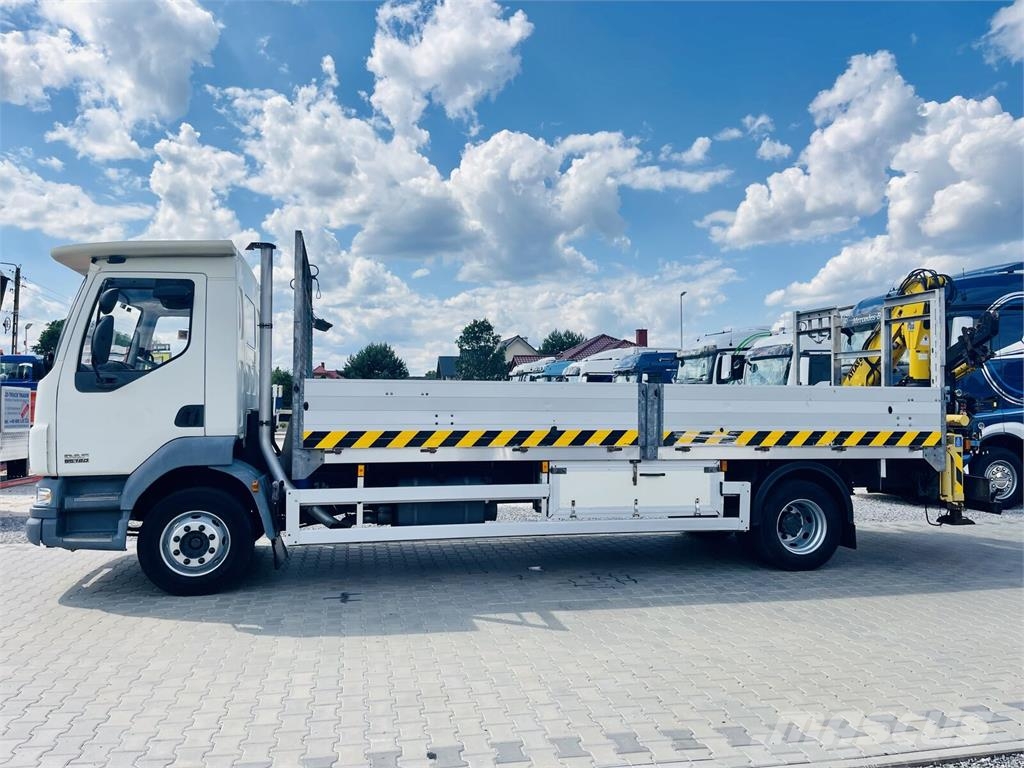 DAF LF 55.180 / skrzyniowy z żurawiem ATLAS AK 60.1 A2 Camiones plataforma