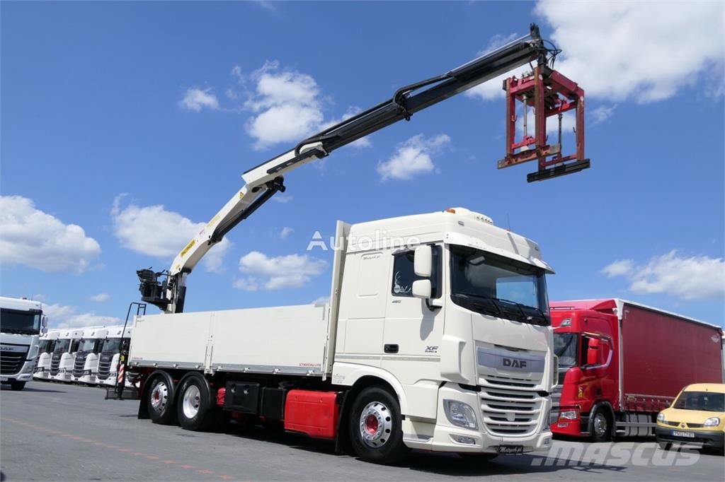 DAF XF 460 Platformos/ Pakrovimas iš šono