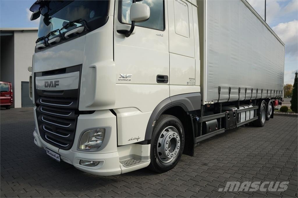 DAF XF 460 / 6x2 / FIRANKA - 9,4 M / SOLÓWKA / WINDA D Curtainsider trucks