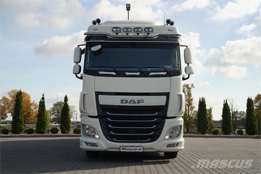 DAF XF 460 / 6x2 / FIRANKA - 9,4 M / SOLÓWKA / WINDA D Curtainsider trucks