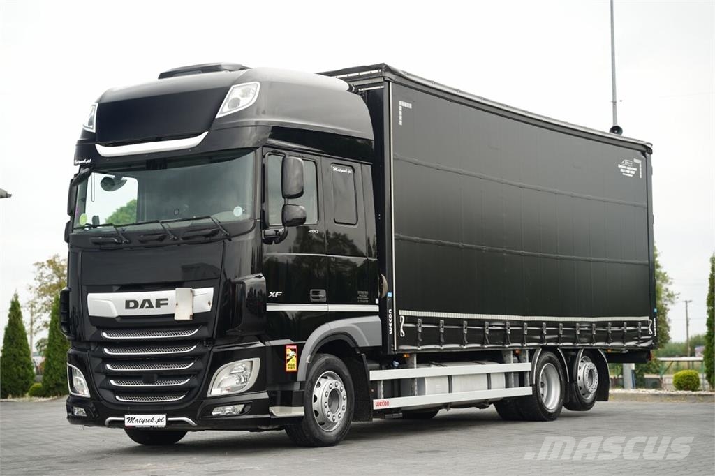 DAF XF 480 Priekabos su tentu
