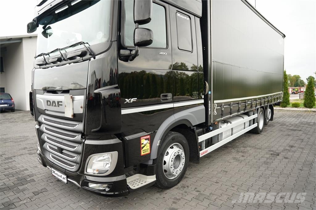 DAF XF 480 Priekabos su tentu