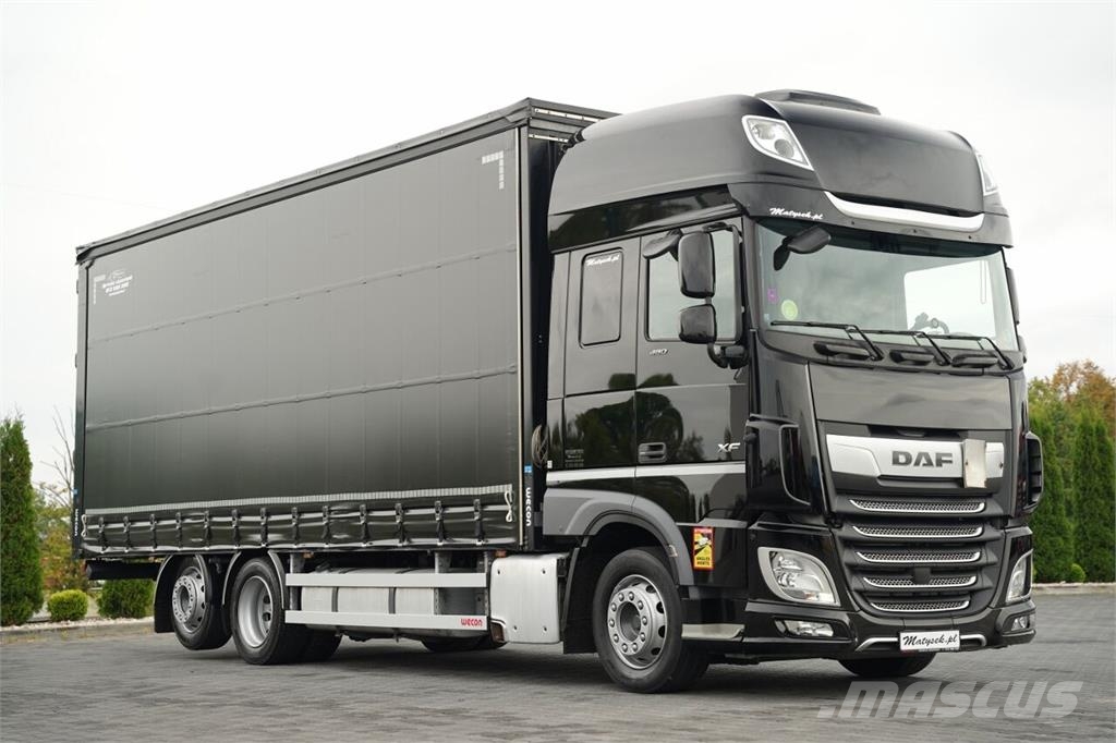 DAF XF 480 Priekabos su tentu