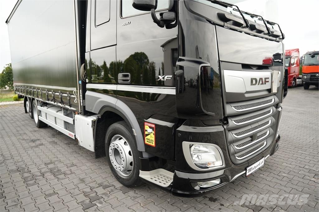 DAF XF 480 Priekabos su tentu
