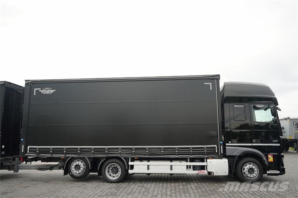 DAF XF 480 / 6X2 / ZESTAW TANDEM 120 M3 / PRZEJAZDOWY  Tents