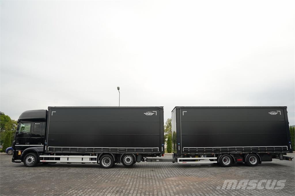 DAF XF 480 / 6X2 / ZESTAW TANDEM 120 M3 / PRZEJAZDOWY  Tents