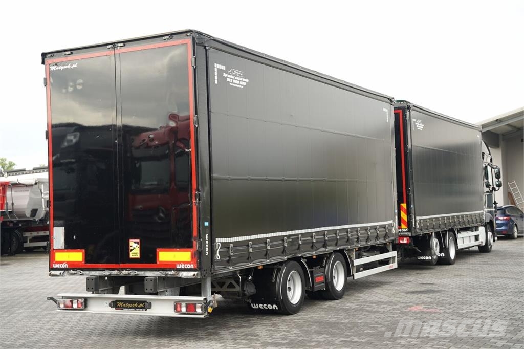 DAF XF 480 / 6X2 / ZESTAW TANDEM 120 M3 / PRZEJAZDOWY  Tents